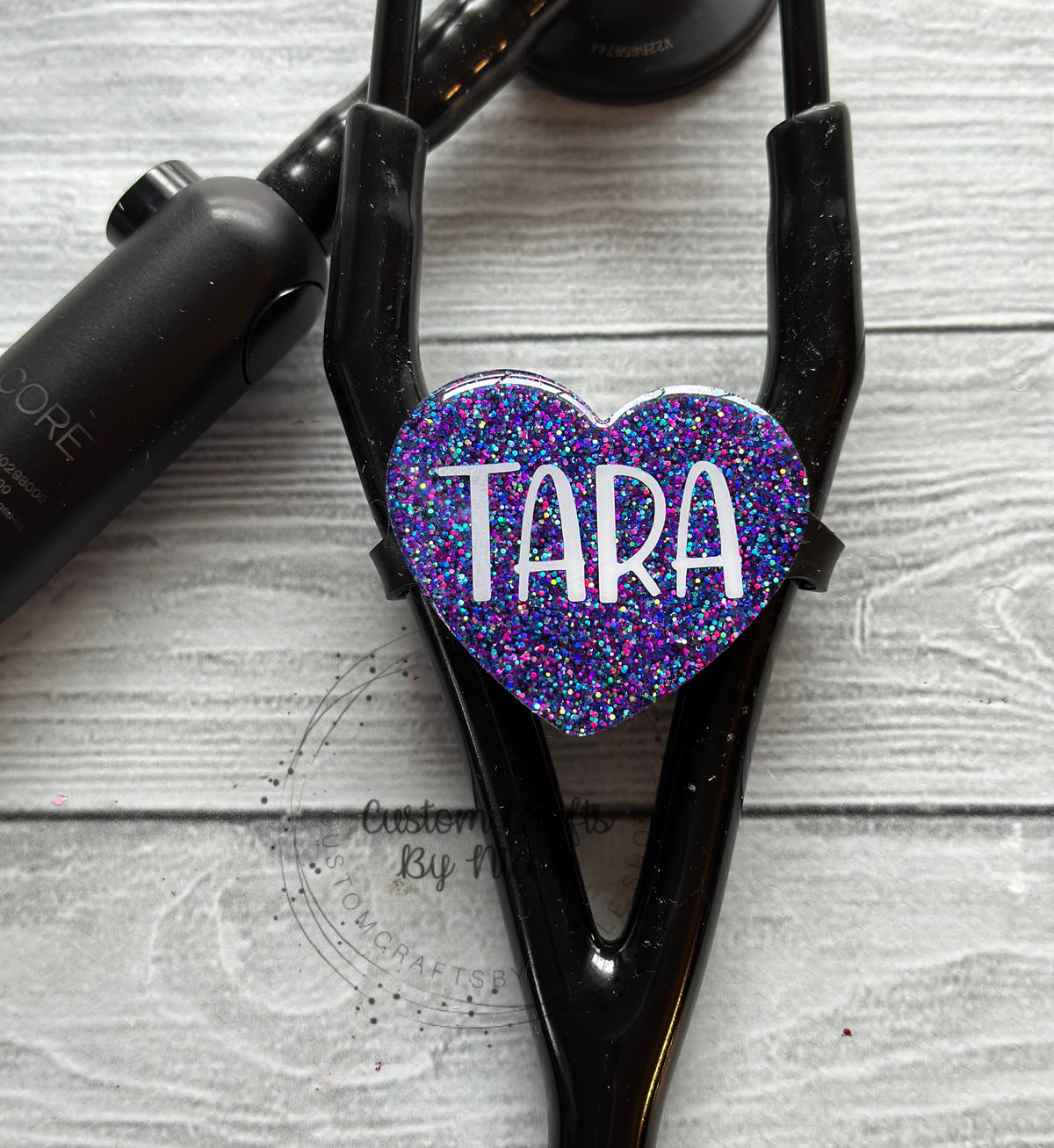 Heart Shaped Stethoscope Yolk Tag