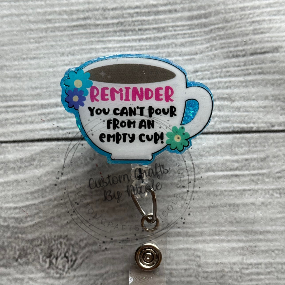 You can’t pour from an empty cup