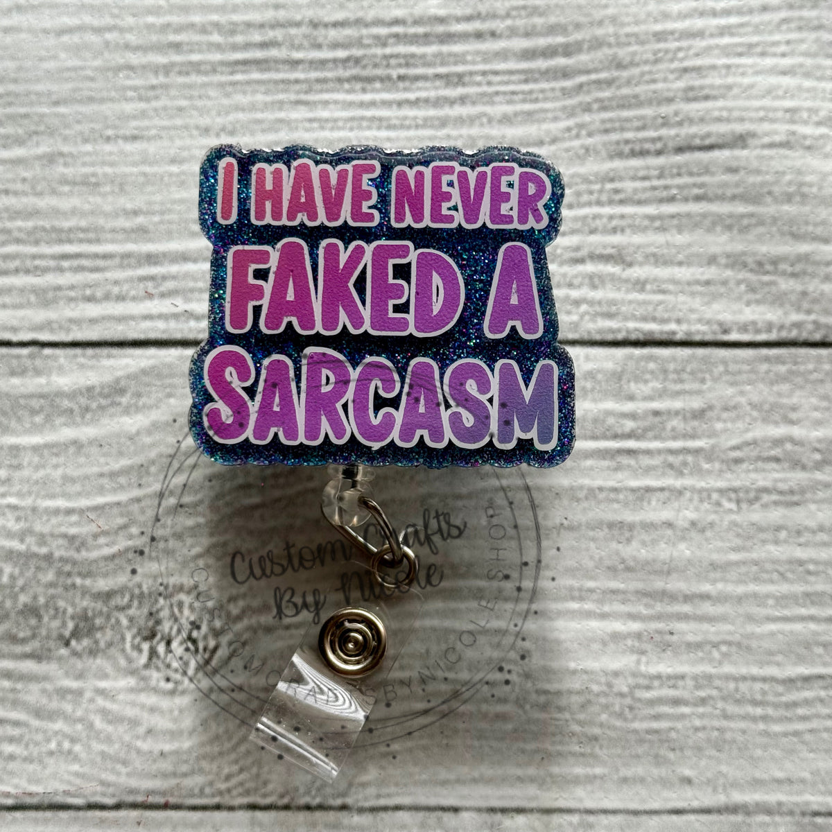 I’ve never faked a sarcasm