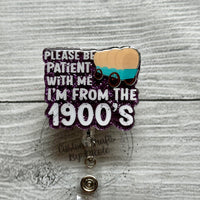 Please be patient with me