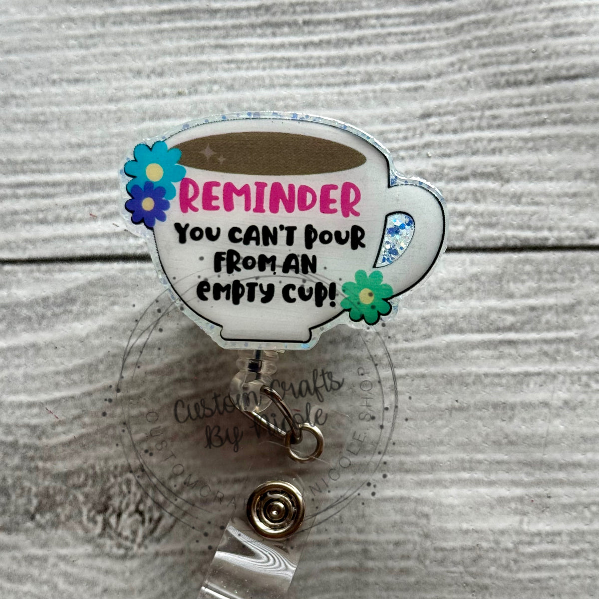 You can’t pour from an empty cup