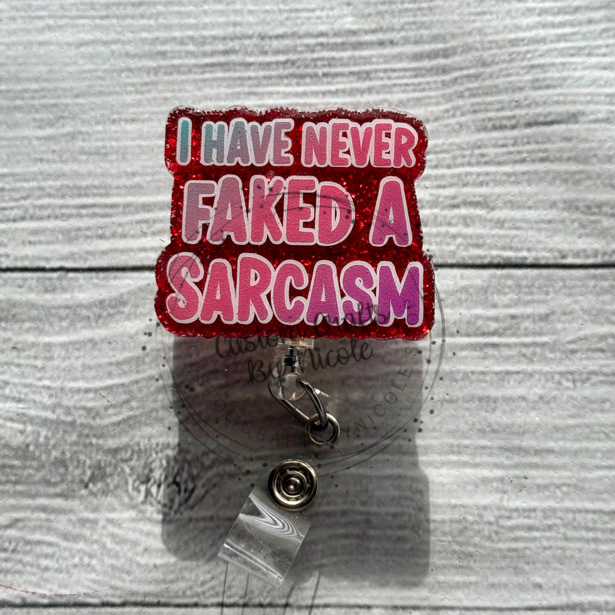 I’ve never faked a sarcasm