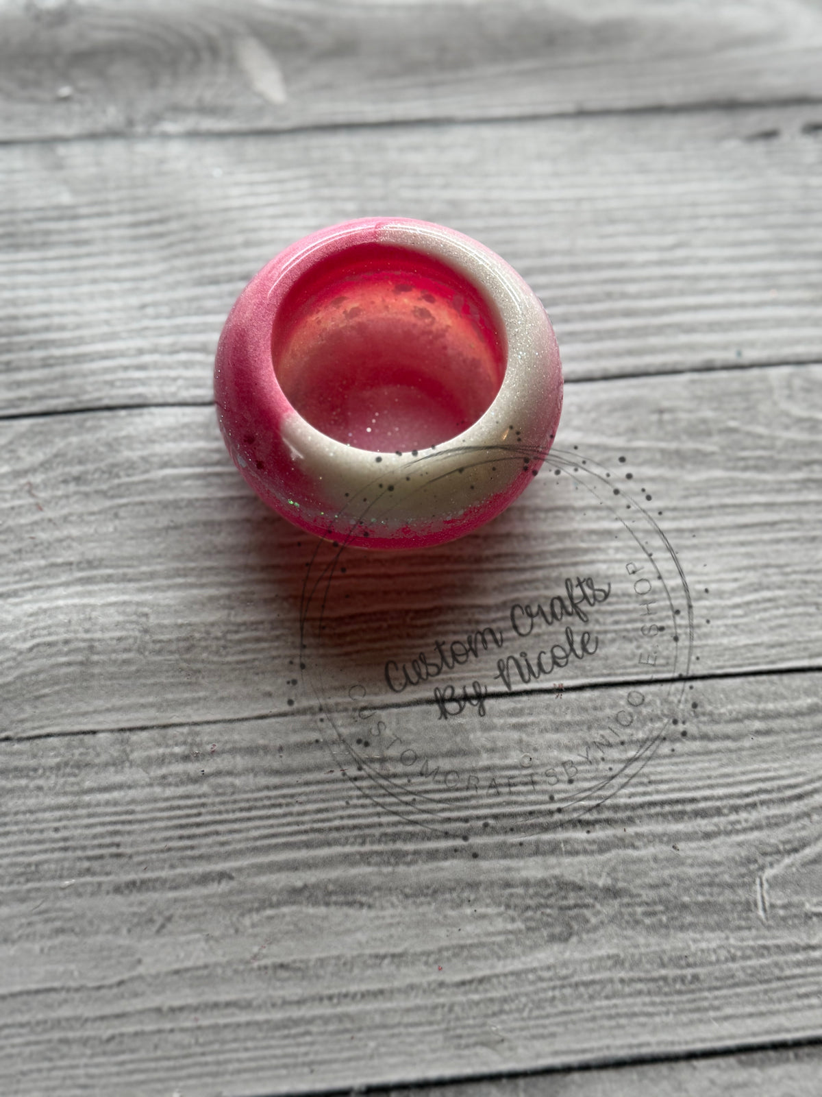 Pink trinket bowl