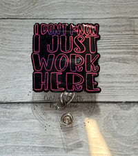 I don't know I just work here