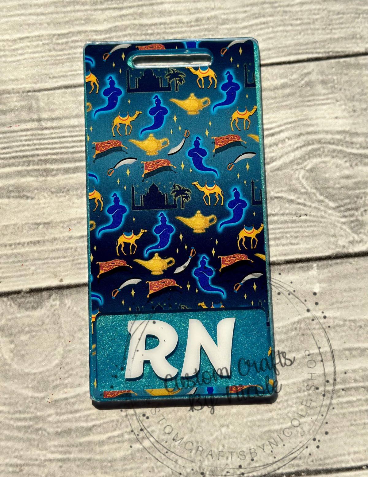 RTS - RN -light blue mica - vertical