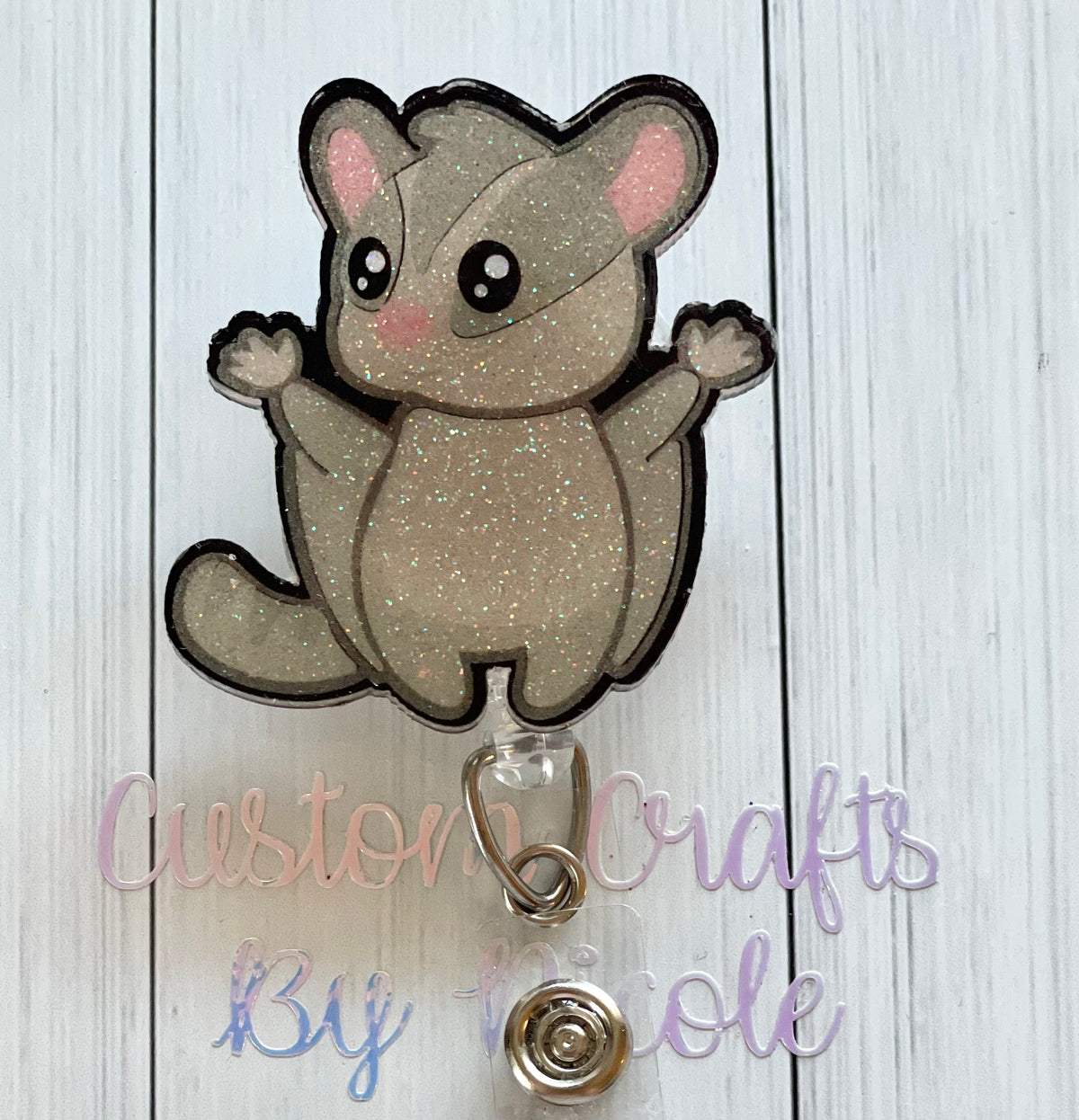 Sugar Glider Badge Shape