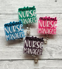 Assistant nurse manager  Customized