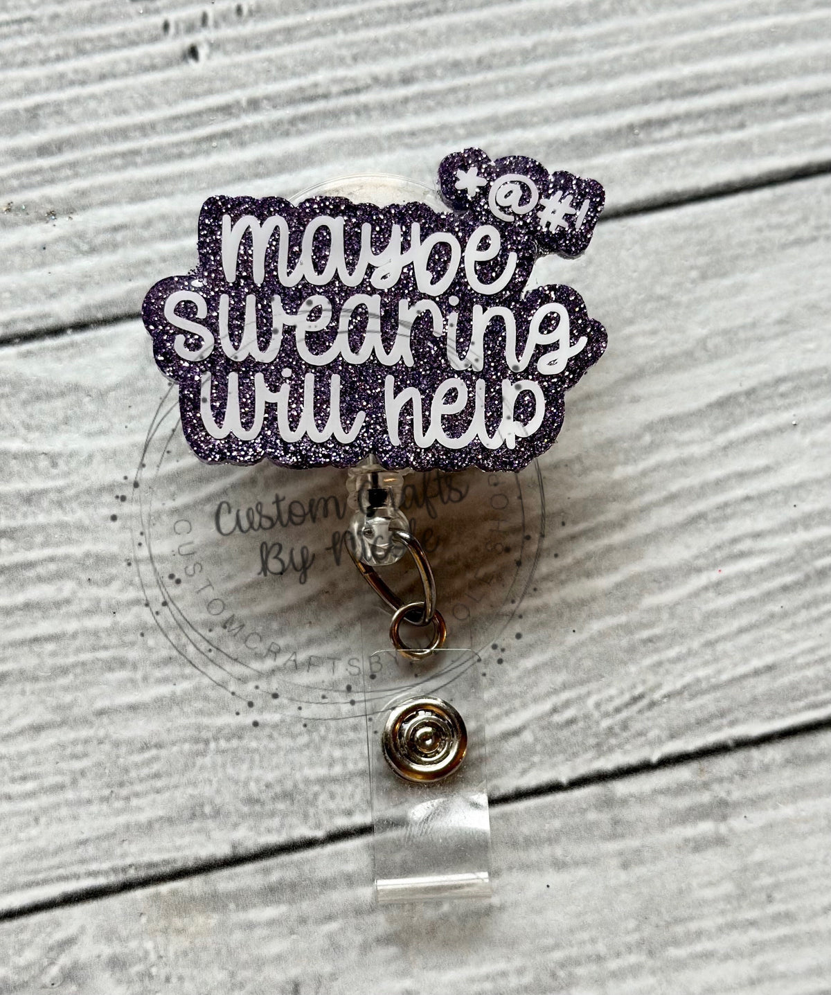 Maybe Swearing Will Help Customized