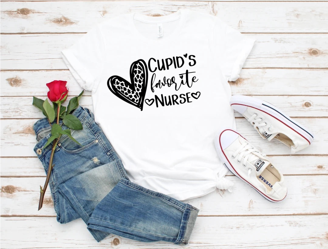 Cupid’s Favorite Nurse Mystery Color Shirt