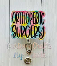 Orthopedic Surgery Badge Shape