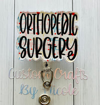 Orthopedic Surgery Badge Shape