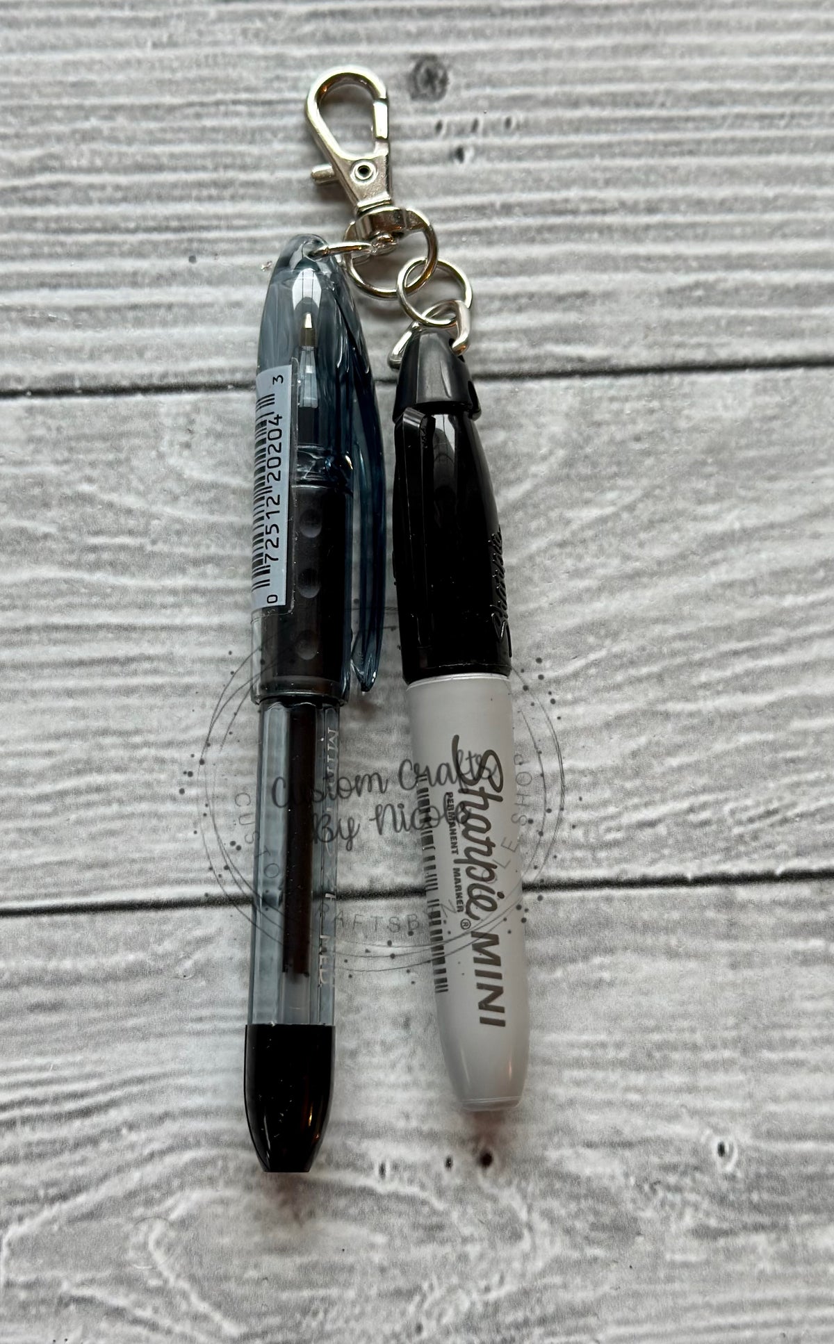 Pen/Sharpie badge clip combo