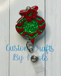 Christmas bulb with bow