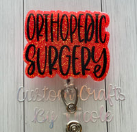 Orthopedic Surgery Badge Shape