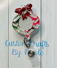 Christmas bulb with bow