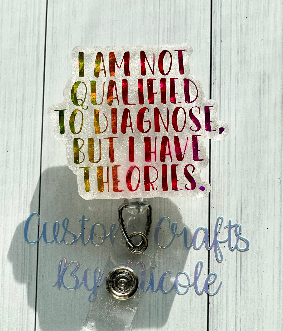 I’m not qualified to diagnose