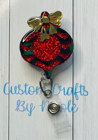 Christmas bulb with bow