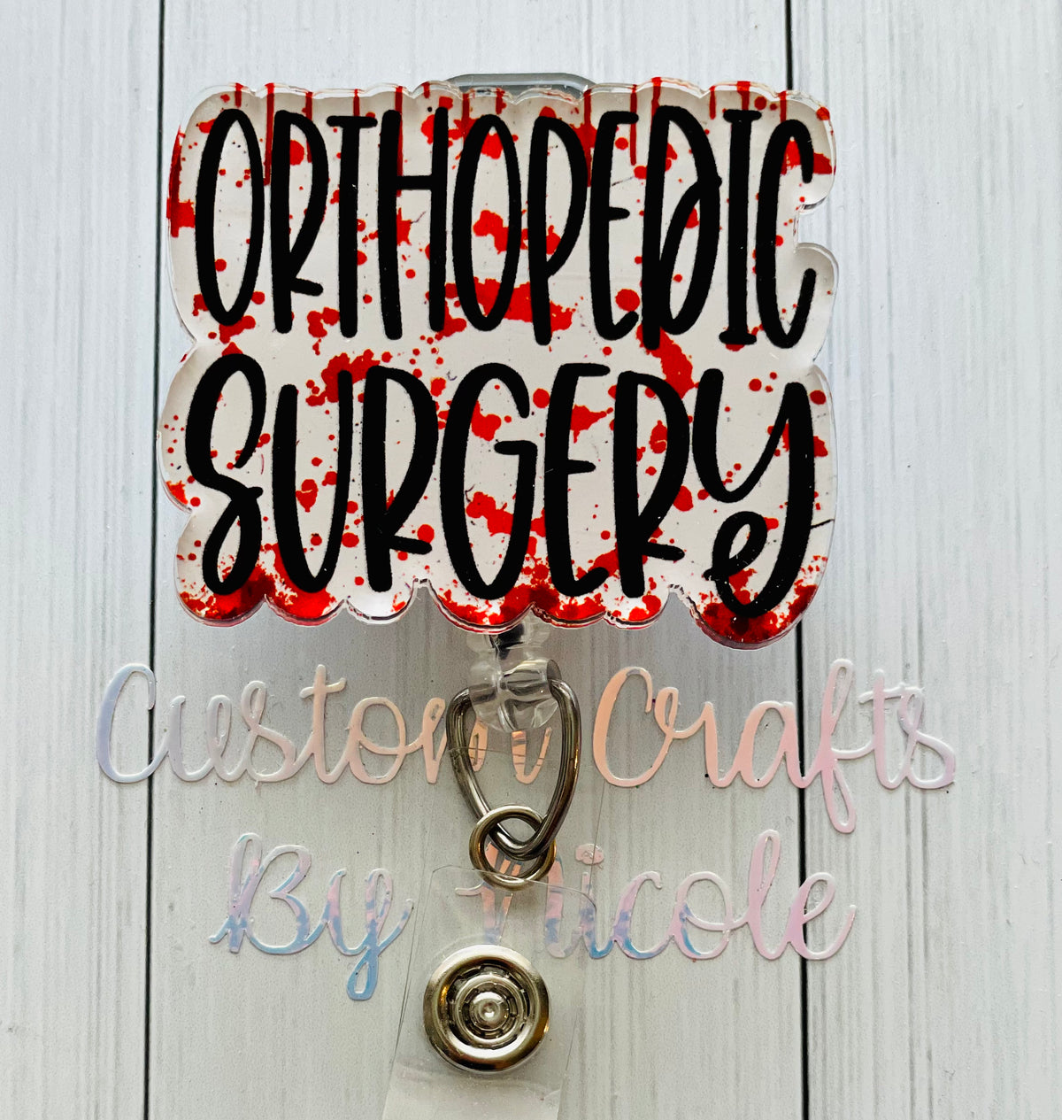 Orthopedic Surgery Badge Shape