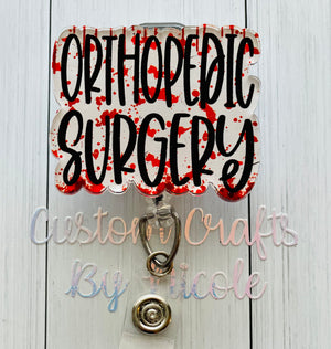 Orthopedic Surgery Badge Shape