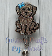 Sitting golden retriever