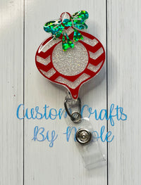 Christmas bulb with bow