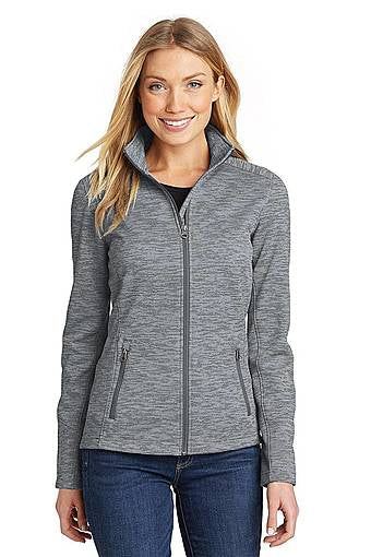 Womens digi stripe fleece jacket