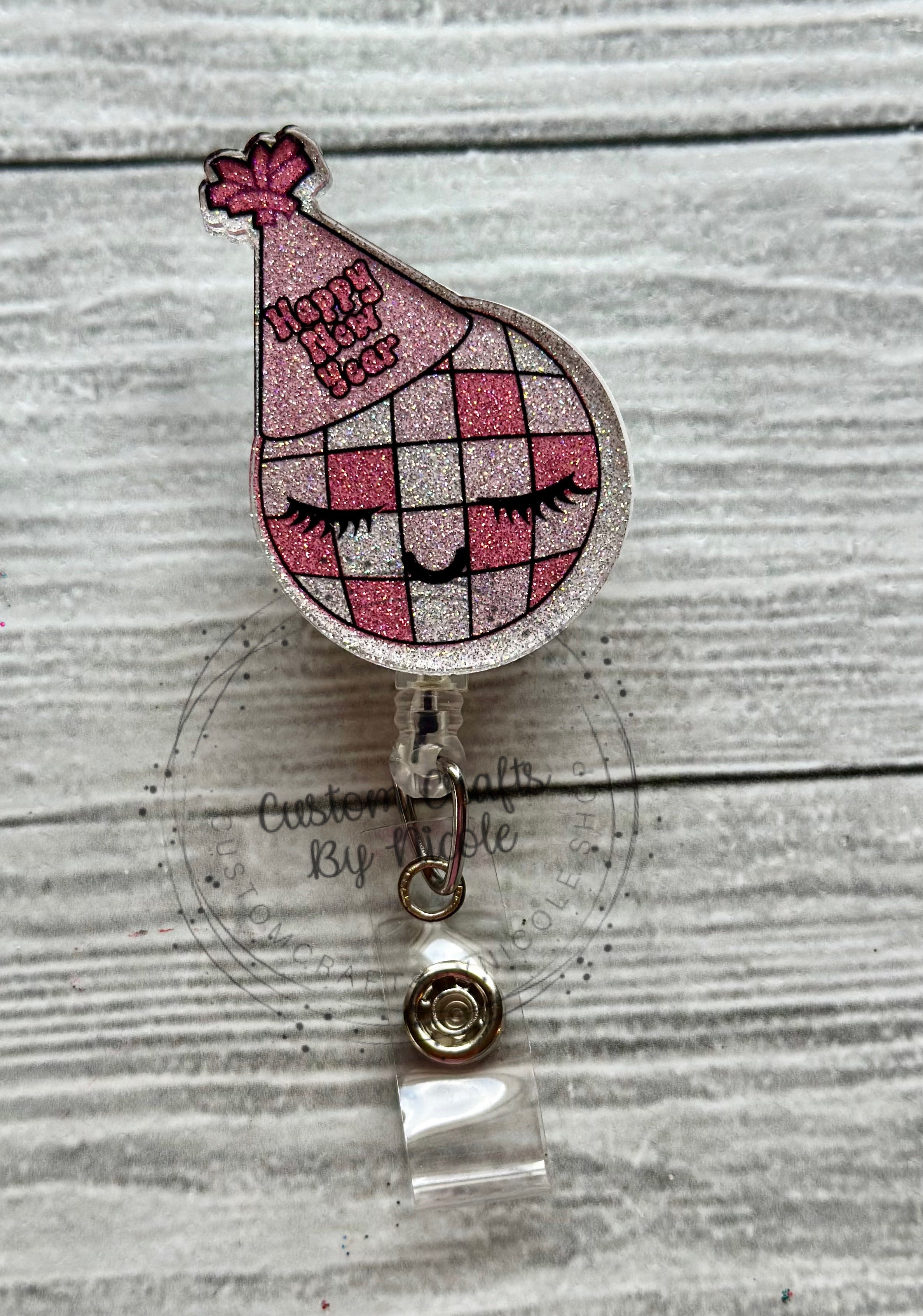 Happy new year pink