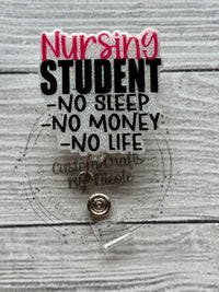 Nursing student - no sleep…