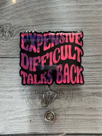 Expensive Difficult Talks Back