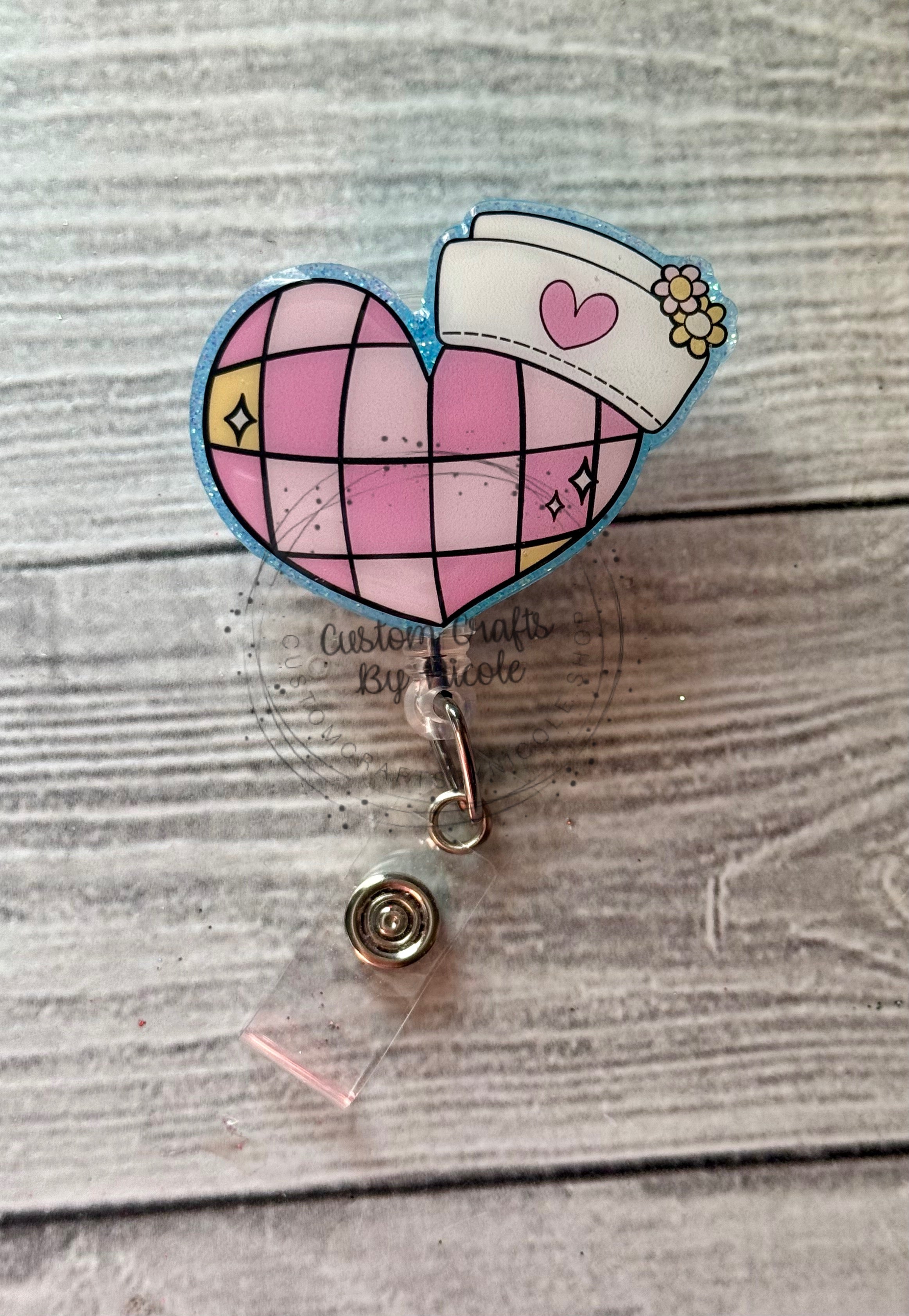 Disco Heart nurse hat