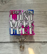 I don't know I just work here
