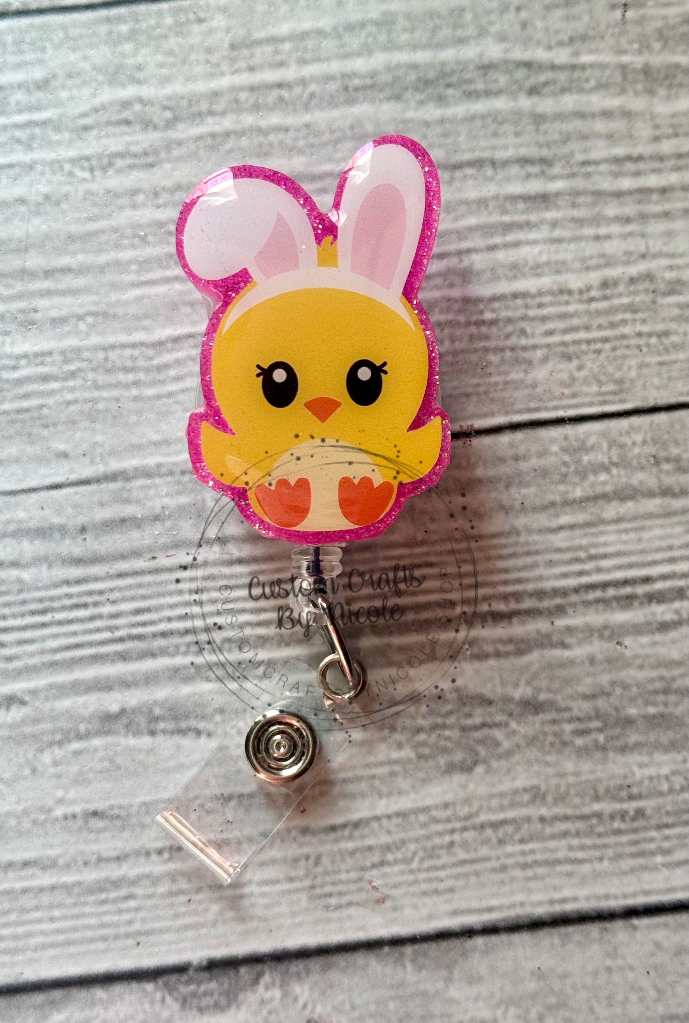 Chick with bunny ears