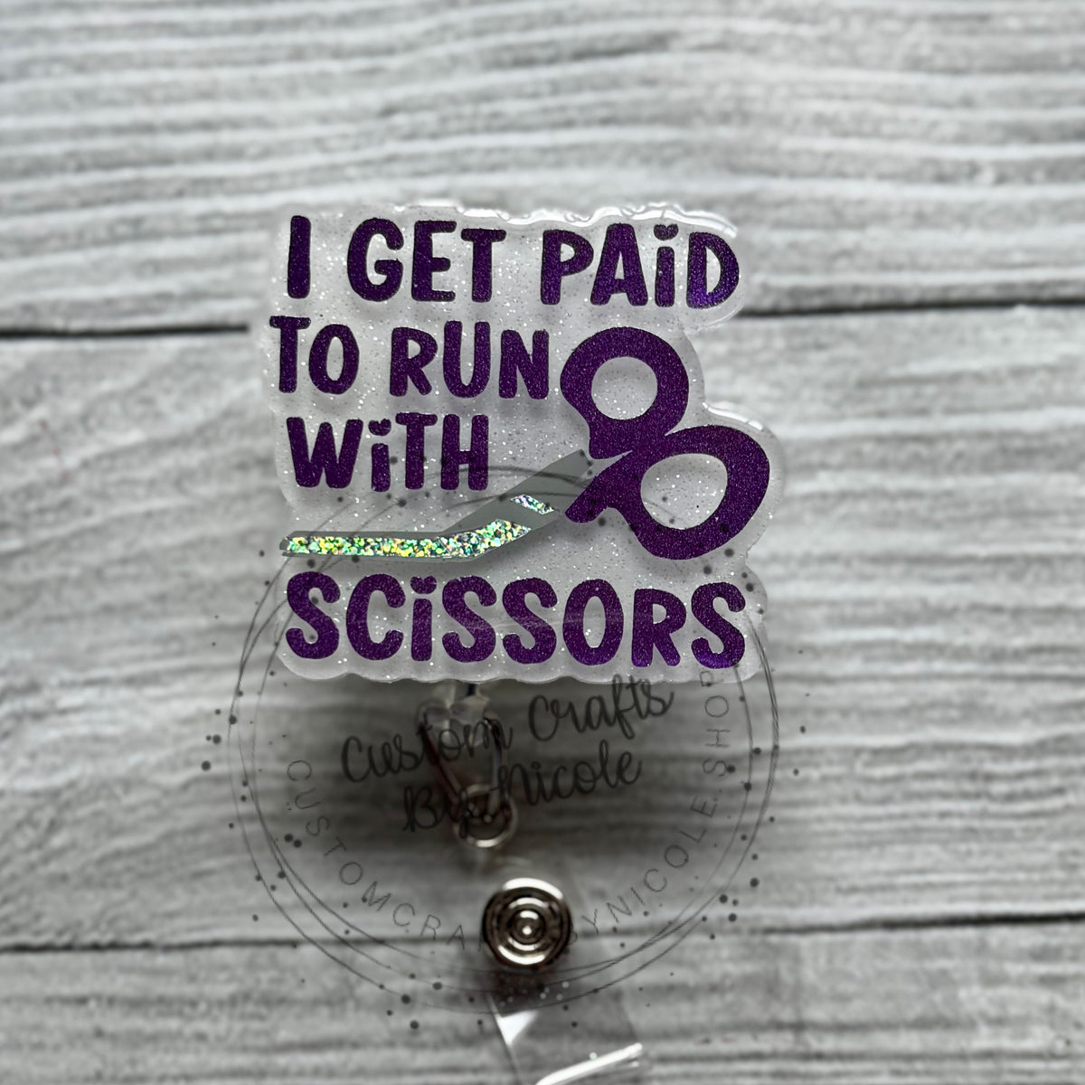 I get paid to run with scissors