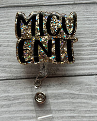 MICU ENIT Badge Reel Customized