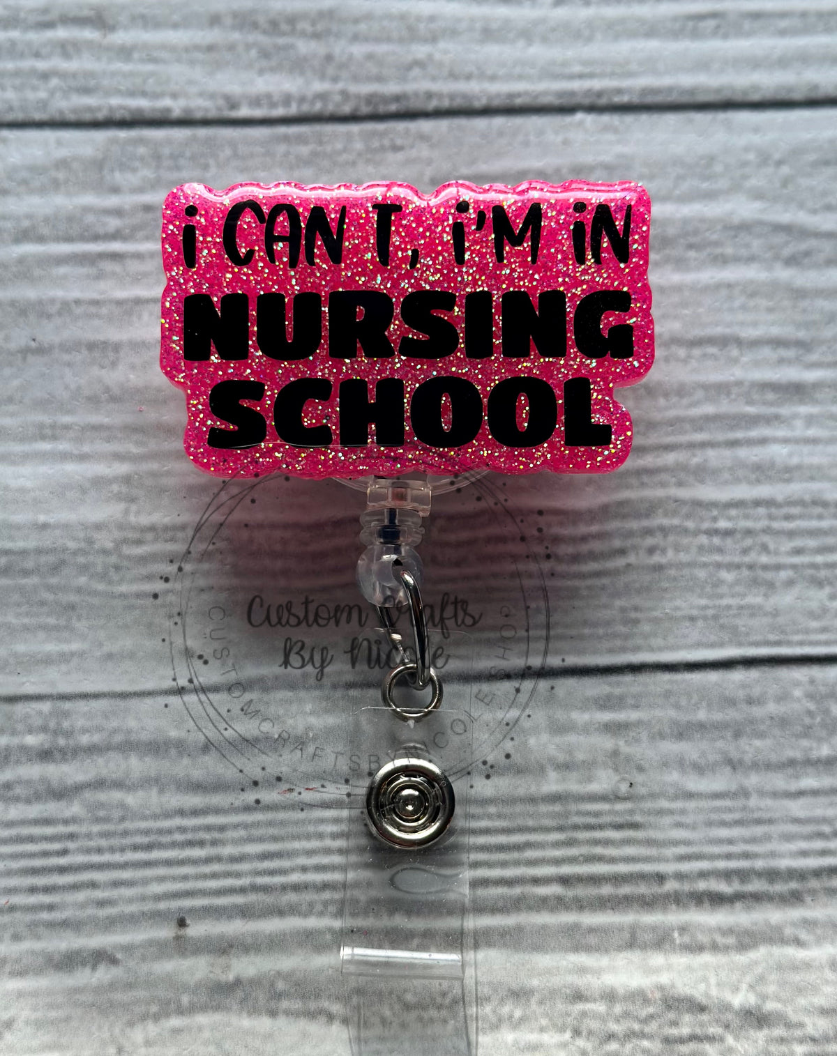 I can’t, I’m in nursing school