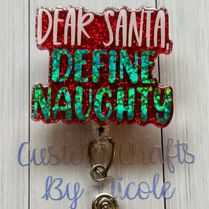 Dear Santa, define naughty