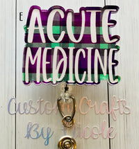 Acute medicine
