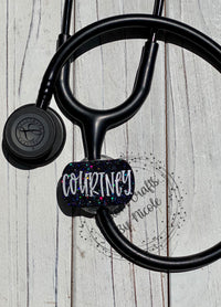 Dog Tag Shaped Stethoscope ID Tag