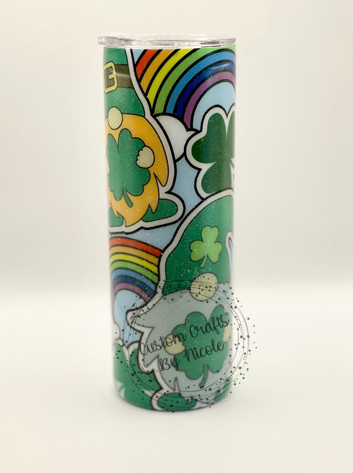 St. Patrick’s gnomes 20oz skinny tumbler