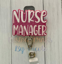 Nurse manager