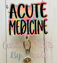 Acute medicine