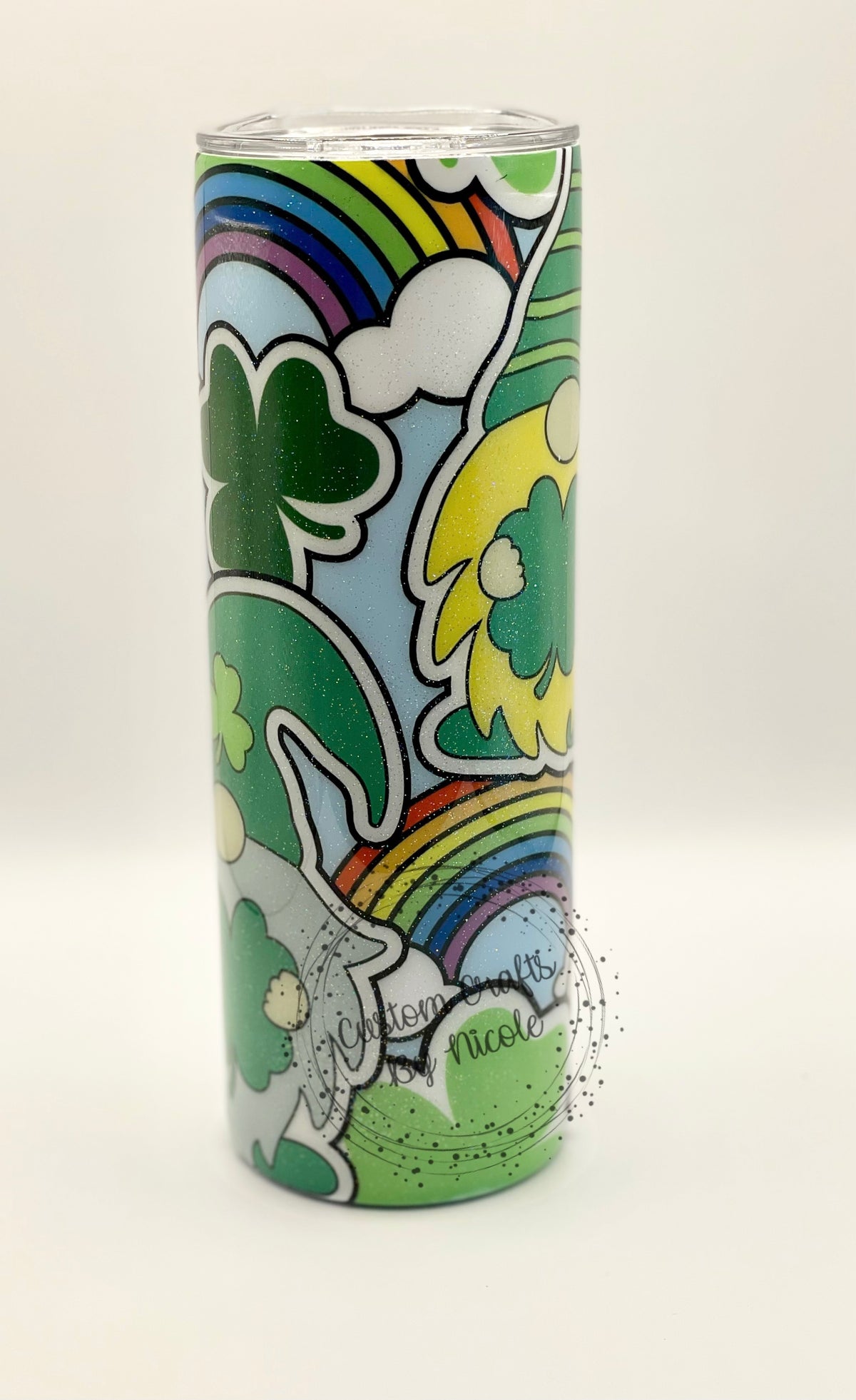 St. Patrick’s gnomes 20oz skinny tumbler