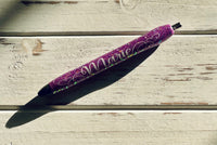 Glittered Refillable Medium Point Gel Pen