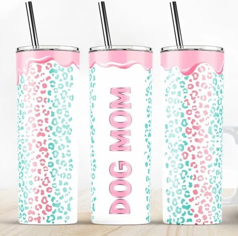 Dog mom semi custom sublimation tumbler