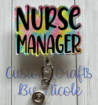 Nurse manager