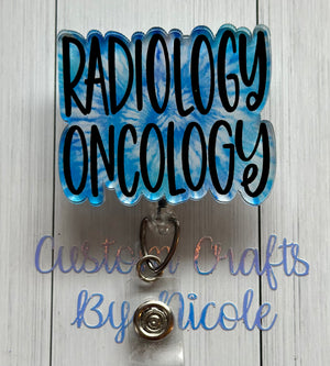 Radiology Oncology